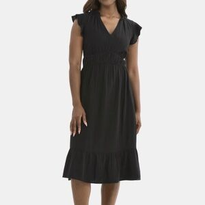 Time and Tru Double Cloth Midi Dress - medium - nWT
